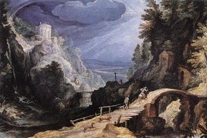 Mountain Scene — Paulus Bril