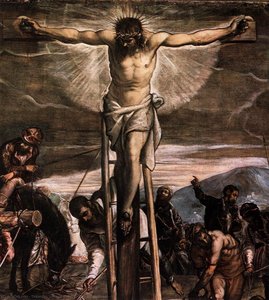 Crucifixion (détail) (10) — Jacopo Tintoretto