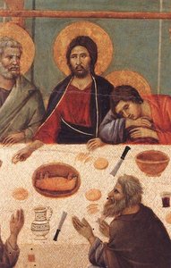Le Dîner De Canan (détail) — Duccio Di Buoninsegna