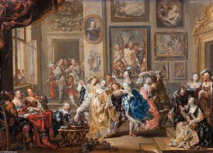Dancing Scene With Palace Interior
