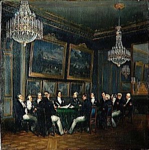 Le Duc D'orleans Signe La Proclamation De La Lieutenance Generale Du Royaume.31 Juillet 1830 — Žozef Dezire Kurt