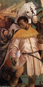The Moor King (detail) — Gaudenzio Ferrari