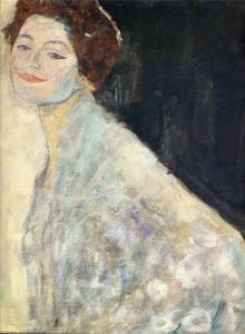 Bildnis Einer Dame Im Weißen (unvollendet) — Gustav Klimt