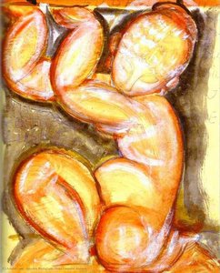 Rose Caryatid (audace) — Amedeo Clemente Modigliani