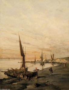 Sunset Over The Bay — Konstantinos Volanakis