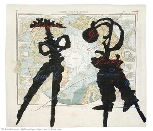 North Pole Map — William Kentridge