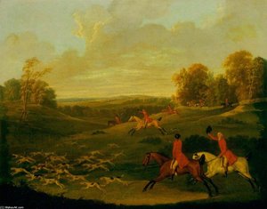 Hunting Scene, In Full Cry