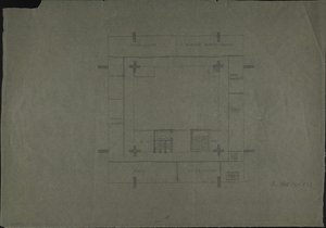 3. Piętro (projekt Reprezentacji Zagranicznej Nrd. Plan Powierzchni) — Franz Ehrlich