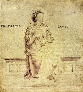 Král David Hrá Na Psaltér — Fra Angelico