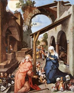 Paumgartnerov Oltár (stredný Panel) — Albrecht Dürer
