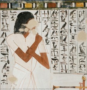 Hieroglyphic Text In The Weighing Of The Heart Scene — Kathleen Foley