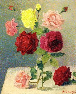 Bouquet Of Roses, (1905) — Achille Laugé