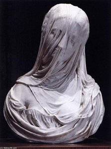 Bust Of A Veiled Woman (puritas) — Antonio Corradini