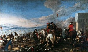 Battle Scene — Jacques Courtois