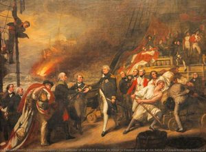 Die Kapitulation Des Niederländischen Admirals De Winter Vor Admiral Duncan In Der Schlacht Von Camperdown (der Sieg Von Lord Duncan) — John Singleton Copley