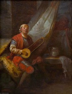 Musician In A Russian Costume — Jean Baptiste Le Prince