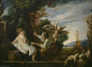 Vertumnus And Pomona — 도메니코 페티