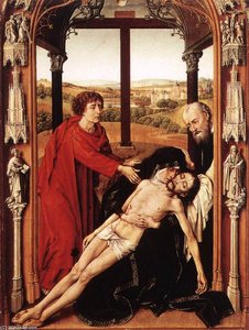 Pietà — Michel Sittow (master Michiel)