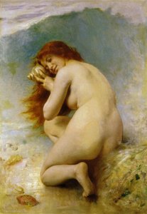 A Water Nymph — Léon Jean Bazille Perrault