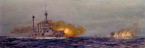 Destruction Of The German Raider - — William Lionel Wyllie