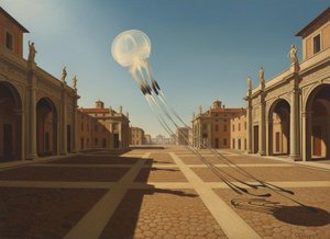 Ephemeral Resonance In Ochre And Azure