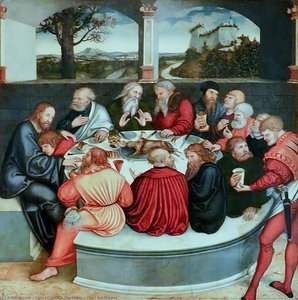The Last Supper — Lucas Cranach The Elder