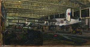 43 Repair Group, Air Frame Repair Service, Lincoln Repairing Liberator Aircraft