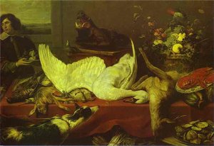 Still Life Of Game And Shellfish — Frans Snyders