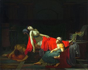 Death Of Cleopatra — Jean Baptiste Baron Regnault