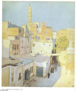 A Street In Cairo — Ivan Yakovlevich Bilibin