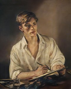 Young Man Sketching