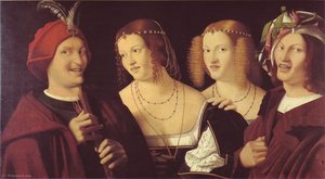Four Characters Laughing — Bartolomeo Veneto