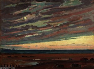 Sea at sunset