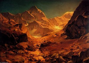 A mountainous landscape