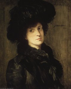 Girl In Black — Julian Alden Weir