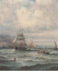 Fishing Vessels And Other Shipping Off Whitby