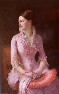 Lady With The Fan — Pascal-adolphe-jean Dagnan-bouveret