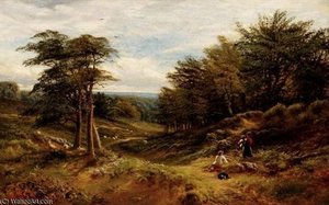 A Rest By The Woodland Path