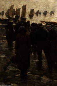The Fishing Fleet — Dame Laura Knight