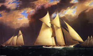 The First America's Cup Race, August 8, 1870