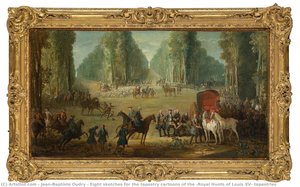Kuulus kasvõiht Louis XV suurte müüriõlimaalide jaoks