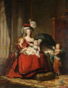 Marie-antoinette Lothringen Habsburg, Königin Von Frankreich Und Ihre Kinder — Louise Élisabeth Vigée Le Brun