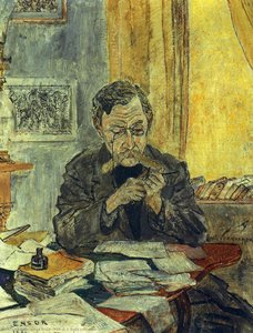 Ritratto Di Emile Verhaeren — James Ensor