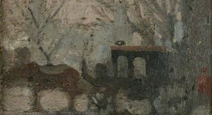 Study of a 'Cab at All Saints'