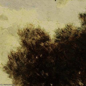 Landschap Met Twee Bomen
