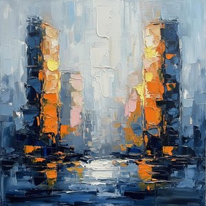 Fragmented Nocturne: A Monumental Study Of Amber Light And Urban Shadows — Christian Noiret