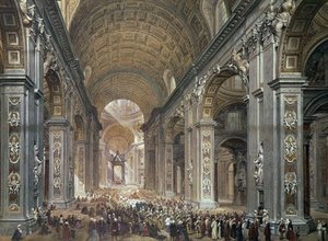 Interior Of St. Peter's — Louis Haghe