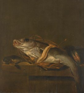 Still Life with a Haddock and Gurnard, Jan Vonck, 1640 - 1662