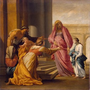 Darstellung Der Jungfrau — Bruder Lesueur (eustache Le Sueur)