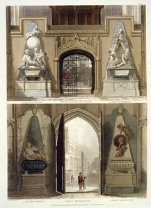 The Entrance Into The Choir And The West Entrance — Thomas Uwins